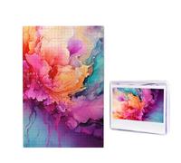 Puzzle per adulti, puzzle in legno personalizzato, 1000 pezzi, con foto, pittura ad acquerello, puzzle personalizzati per matrimoni, compleanni, Natale