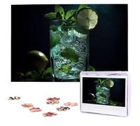 Puzzle per adulti Puzzle in legno personalizzato 1000 pezzi Foto Puzzle Foto Puzzle Mojito Cocktail Puzzle personalizzati Puzzle di nozze per compleanno Natale