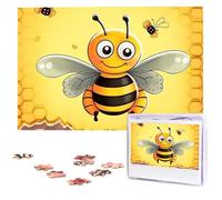 Puzzle per adulti Puzzle in legno personalizzato 1000 pezzi Foto Puzzle Immagine Ape sulla Piazza Puzzle personalizzati Puzzle di nozze per compleanno Natale