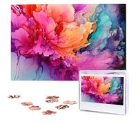 Puzzle per adulti Puzzle in legno personalizzato 1000 pezzi Foto Puzzle Immagine Jigsaw Colorato Pittura ad acquerello Puzzle personalizzati Puzzle di nozze per compleanno Natale