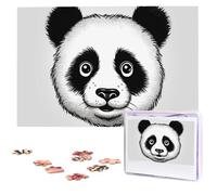 Puzzle per adulti Puzzle in legno personalizzato 1000 pezzi Foto Puzzle Immagine Puzzle Anime Panda Face Puzzle personalizzati Puzzle di nozze per compleanno Natale