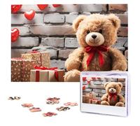 Puzzle per adulti Puzzle in legno personalizzato 1000 pezzi Foto Puzzle Immagine Puzzle Carino Orso Regalo di San Valentino Puzzle personalizzati Puzzle di nozze per compleanno Natale
