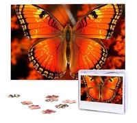 Puzzle per adulti Puzzle in legno personalizzato 1000 pezzi Foto Puzzle Immagine Puzzle Farfalla Arancione Puzzle personalizzato Puzzle di nozze per compleanno Natale