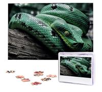 Puzzle per adulti Puzzle in legno personalizzato 1000 pezzi Foto Puzzle Immagine Puzzle serpente su ramo Puzzle personalizzati Puzzle di nozze per compleanno Natale