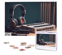 Puzzle per adulti Puzzle in legno personalizzato 1000 pezzi Foto Puzzle Picture Jigsaw Recorder con cuffie Puzzle personalizzati Puzzle di nozze per compleanno Natale