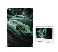 Puzzle per adulti, puzzle in legno personalizzato, 1000 pezzi, foto puzzle serpente su ramo puzzle personalizzati per matrimoni per compleanno, Natale