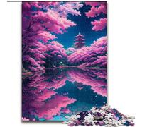 Puzzle per adulti, puzzle in stile giapponese da 1000 pezzi in cartone, intrattenimento rilassante, regalo di Natale perfetto e decorazione per la casa, 1000 pezzi(26x38cm)