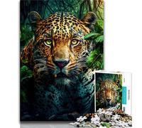 Puzzle per adulti puzzle Jaguar da 1000 pezzi regali per adolescenti idea regalo di compleanno per adulti gioco per famiglie e hobby (26x38cm)