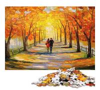 Puzzle per adulti Puzzle Passeggiata in una giornata di sole Puzzle 500 pezzi per adulti Puzzle in legno per adulti e dai 18 anni in su Regalo divertente 500 pezzi (52x38 cm)