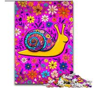 Puzzle per adulti, puzzle psichedelici a forma di lumaca da 1000 pezzi per adulti, 1000 pezzi per divertirsi in famiglia, perfetti per compleanni e feste (dimensioni 50x75cm)