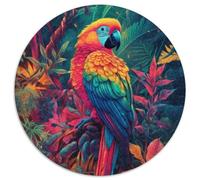 Puzzle per adulti, puzzle psichedelici della giungla, puzzle impegnativi fai da te, gioco interattivo per famiglie (67,5x67,5cm)