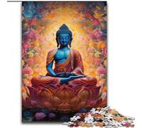 Puzzle per adulti, puzzle psichedelico da 1000 pezzi raffigurante Buddha, perfetto per il divertimento in famiglia, perfetto per le vacanze e per serate di gioco interattive (dimensioni: 50x75cm)