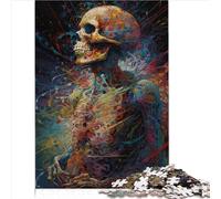 Puzzle per Adulti Puzzle Scheletro con Anatomia per Adulti Puzzle da 1000 Pezzi Puzzle in Legno per Adulti e Bambini dai 12 Anni in su Opera d'Arte Regalo （50x75 cm）