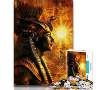Puzzle per adulti raffigurante il dio egizio Ra, 1000 pezzi, gioco stimolante e per famiglie, con pezzi completamente interconnessi e di forma casuale (75x50cm)