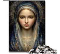Puzzle per adulti raffigurante la Vergine Maria, 1000 pezzi, modello da assemblare, ideale come regalo per tutta la famiglia, adatto per bambini di età compresa tra 26 e 38cm
