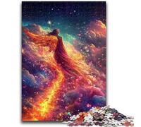 Puzzle per adulti "Ragazza di fuoco con le ali" 1000 pezzi, giocattoli per l'intrattenimento della famiglia, ideali come regalo per tutta la famiglia, 26x38cm
