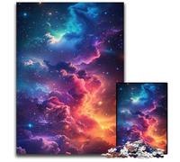 Puzzle per adulti Rainbow Universe da 1000 pezzi,puzzle impossibili per adulti,design intricato per adolescenti,decorazioni fai da te e divertimento che stimola la mente,26X38CM/10,23x14,96 pollici.