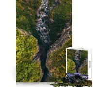 Puzzle per adulti "Rifugio di montagna" da 1000 pezzi, gioco per l'esercizio mentale, antistress, da assemblare, un regalo perfetto (38x52cm)