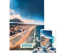 Puzzle per adulti Rimini da 1000 pezzi sfida di intelligenza e creatività gioco avvincente per tutta la famiglia decorazione per la casa ottimo regalo (dimensioni 38x26cm)