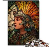 Puzzle per adulti Sacerdotessa Maya 1000 pezzi, giochi educativi, decorazione per la casa, regalo di compleanno, regali, arte murale (26x38cm)