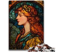 Puzzle per adulti Sacerdotessa Maya, puzzle da 1000 pezzi, stimolanti giochi di attività per famiglie, giocattolo fai da te per decorazioni murali per la casa, regali (26x38cm)
