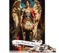 Puzzle per adulti 'San Michele Arcangelo Puzzle per adulti Puzzle Giocattoli Giochi per famiglie Puzzle Decorativo Casa 1000 pezzi (75x50cm)