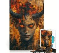 Puzzle per adulti "She Devil" da 1000 pezzi, ideale per rafforzare la memoria, favorire la calma e creare un'atmosfera rilassante, con bordi puliti e oggetti da collezione 50x75cm