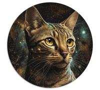 Puzzle per adulti Space Cat, puzzle impegnativi fai da te, rompicapo impegnativo, gioco interattivo per famiglie (67,5x67,5cm)