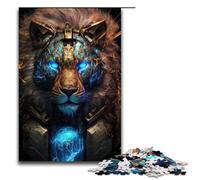 Puzzle per adulti Space Lions Puzzle in legno da 1000 pezzi per adulti e bambini dai 14 anni in su (75x50 cm)