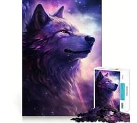 Puzzle per adulti Space Wolf da 1000 pezzi, gioco di logica e abilità, per un divertimento lento e divertente, con tagli precisi, pezzi da collezione 38x26cm