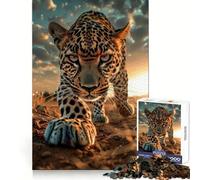 Puzzle per adulti "Stalking The Sunset Wild" da 1000 pezzi, gioco di abilità e ragionamento, per un divertimento lento e piacevole, con tagli precisi, pezzi da collezione 50x75cm