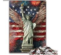 Puzzle per adulti Statua della Libertà 1000 pezzi, difficile, educativo, antistress, ideale come regalo per tutta la famiglia (50x75cm)