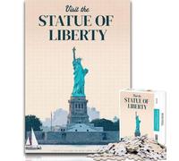 Puzzle per adulti Statua della Libertà Puzzle per adulti 1000 pezzi, antistress sfida difficile arredamento e regali unici per la casa 75x50cm