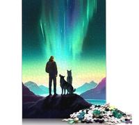 Puzzle per adulti "Stellar Wanderers And Dogs", 100% riciclato, puzzle di qualità premium per la risoluzione dei problemi, per bambini adulti, 1000 pezzi (75x50 cm)