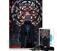 Puzzle per adulti "Stregone Mistico in un Tempio Antico" da 1000 pezzi, gioco di logica e divertimento rilassante con bordi lisci, regalo speciale (38x52cm)