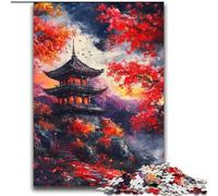 Puzzle per adulti Templi giapponesi 2000 pezzi, sfida di intelligenza cerebrale, giocattoli avvincenti, regali di compleanno per età 14+ (70x100cm)