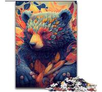 Puzzle per adulti "The Beautiful Bear" Puzzle impossibili per adulti, dimensioni 26x38cm, perfetti per adolescenti e collezionisti, ideali come decorazione per la casa e regalo da viaggio.