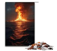 Puzzle per adulti The Burning of Red Cliff Puzzle da 1000 pezzi Puzzle in legno per adulti e bambini dai 12 anni in su Giocattolo educativo 1000 pezzi (75x50 cm)