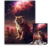 Puzzle per adulti Tigre su Marte 1000 puzzle per adulti, adolescenti, coppie e amici per compleanni e Natale, 26X38CM/10,23x14,96 pollici.