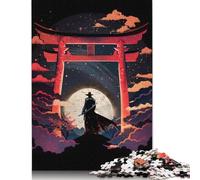 Puzzle per adulti Torii Gate Moonlight da 1500 pezzi, in legno riciclato al 100%, per ragazzi e ragazze, 1500 pezzi (85x57 cm)