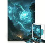 Puzzle per adulti Torre Mistica e Vortice da 1000 pezzi, gioco rilassante per la mente, da assemblare e creare, (38x26cm)