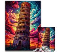 Puzzle per adulti Torre pendente di Pisa Italia 1000 pezzi puzzle per adulti fai da te regalo per la casa rompicapo per adulti 1000 pezzi (38x26 cm)