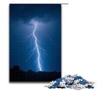 Puzzle per adulti Tuoni e fulmini 1000 pezzi Puzzle in legno per adulti e bambini dai 12 anni in su 1000 pezzi (75x50 cm)
