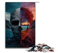 Puzzle per adulti Umani contro Natura da 1000 pezzi ottimo regalo adatto per ragazzi dai 14 anni in su 75x50 cm.