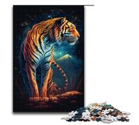 Puzzle per adulti Una tigre di notte 1000 pezzi ottimo regalo adatto per adolescenti dai 14 anni in su 75x50cm