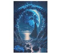 Puzzle Per Adulti Under The Moonlight 1000 Pezzi Puzzles Giochi Giocattoli Educativi Per Bambini 12+ E Adulti （78×53cm）