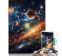 Puzzle per adulti "Universo colorato" da 1000 pezzi, aiuta il cervello ad allenarsi, giocattoli avvincenti per coltivare la pazienza, gioco di sfida unico (50x75cm)