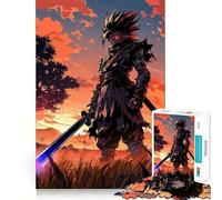 Puzzle per adulti "Unleashed Ninja Samurai" da 1000 pezzi,gioco di logica,regalo,taglio di precisione,attività rilassante di gruppo al chiuso (50x75cm)