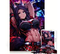 Puzzle per adulti Urban Anime Foxgirl da 1000 pezzi, trasparente, rilassante, ideale per i momenti di relax, comodo e premuroso (38x26cm)