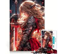 Puzzle per adulti Valchiria Angelo,1000 pezzi,gioco di logica,regalo,taglio di precisione,rilassante,attività di gruppo al chiuso (38x52cm)